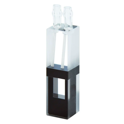 맞춤형 플로우스루 큐벳, Z 높이 15mm, 창 2개, 접착식