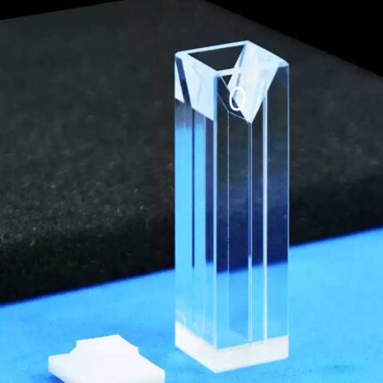 맞춤형 마이크로 형광등 큐벳, 140ul, 윈도우 4개, 접착식