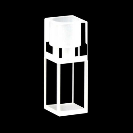 Customzied UC Quartz Cuvette for Fluorometers, 1800ul, 10mm, 4 Windows, Powder Sintered