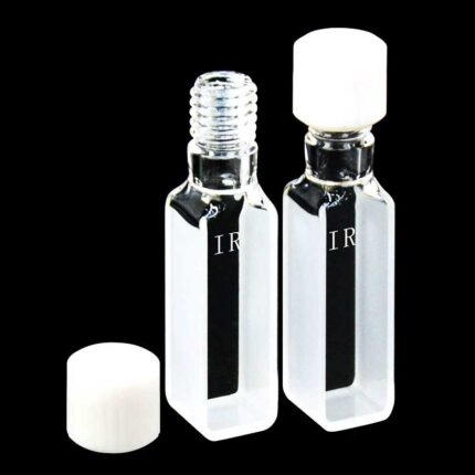 IR Quartz Sealed Cuvette with Screw Cap, 2 Windows, 3.5ml, 10mm, OCB