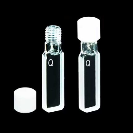나사 캡이 있는 석영 밀폐 큐벳, 3mm, 1050ul, 윈도우 2개, OCB