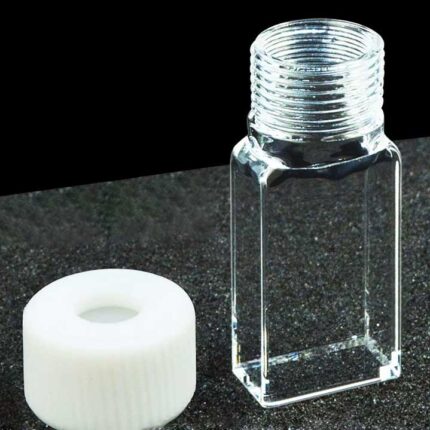 Quartz Cell with Screw Cap, 20mm, 7ml, 5 Windows, Insertable Electrode, OCB