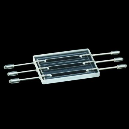 석영 유량 계수 셀, 3채널, 0.2mm, 접착식