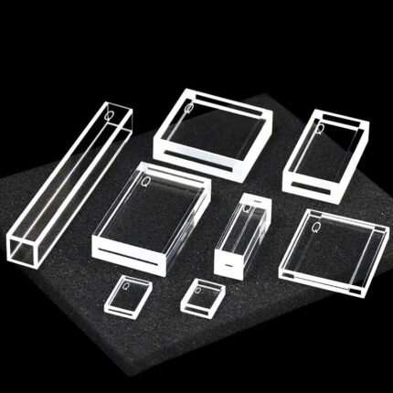 Cuvettes à circulation en quartz, les deux extrémités ouvertes