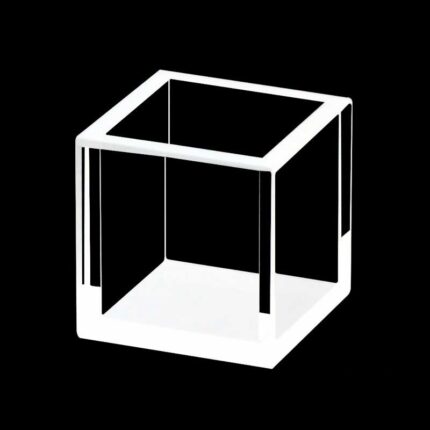 Cellule d'échantillonnage en quartz, 16mm, 4 fenêtres, OCB