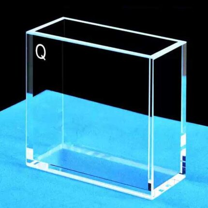 석영 샘플 셀, 매크로 윈도우 5개, 50/20mm 이중 경로 길이, OCB