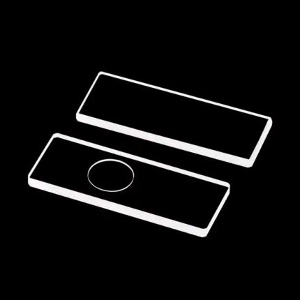 UV Quartz Demountable Cuvette, Circular Shaped, 0.4mm, Glued