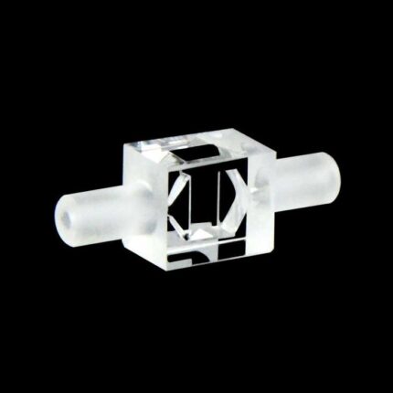 Cuvette à circulation personnalisée avec connecteurs de tubes, quartz UV, 4 fenêtres, OCB