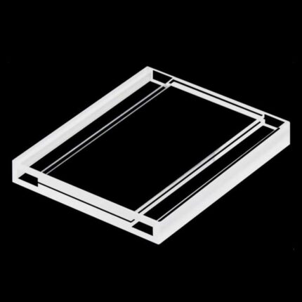 Aangepaste kwarts doorstroomcel, 2 mm/0,5 mm variabele padlengte, open uiteinden, 2 vensters, gelijmd