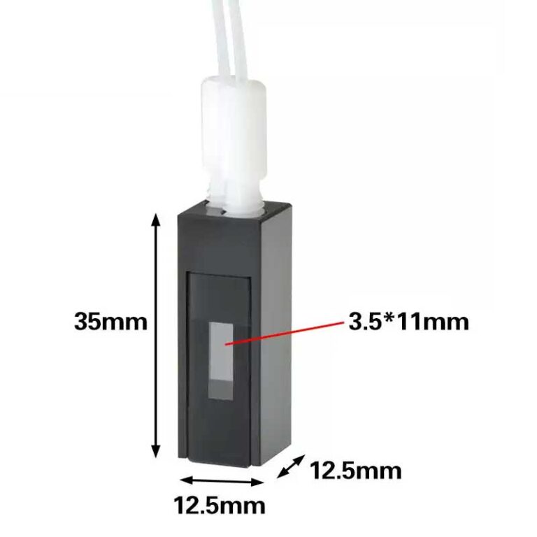 Flow-through-Cell-with-PTFE-Tubing,-ZD-15mm,-2-Windows,-380ul,-Glued02