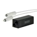 Cellule à circulation avec tube en PTFE,-ZD-15mm,-2-fenêtres,-380ul,-Glued04