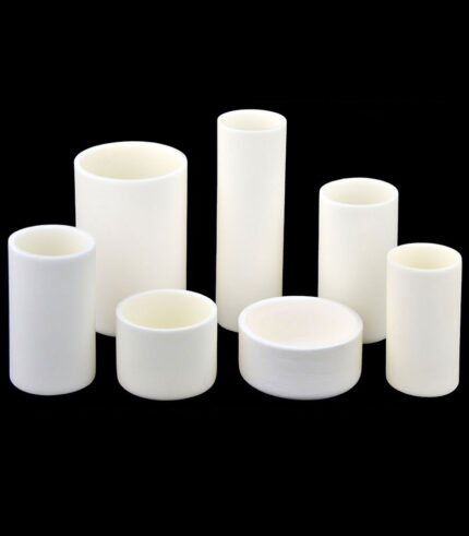 High-Purity Alumina Cylindrical Crucible, Multiple Sizes in Stock, for Muffle Furnace, 0.08-50ml