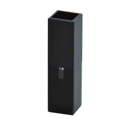 쿼츠 블랙 초미세 큐벳, 100ul, ZD 20mm, 윈도우 2개, 접착식