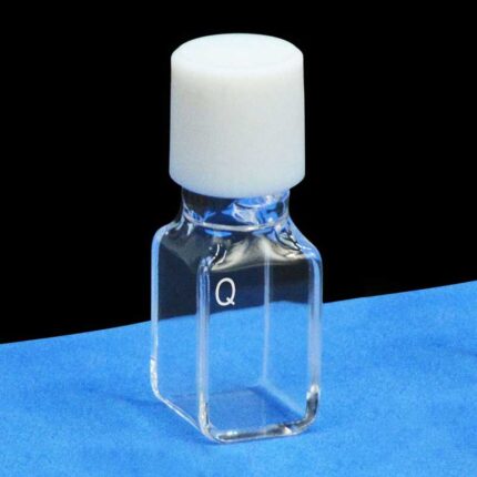 석영 형광등, 짧은 나사산 큐벳, 높이 35mm, 캡 포함, 창 4개, OCB