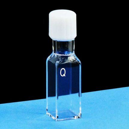 Quartz Short Thread Cuvette, for Fluorometers, 5 Windows, 10mm, 2.5ml, OCB