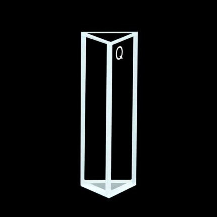 Quartz Triangular Cuvette, 3 Windows, 1.75ml, Powder Sintered