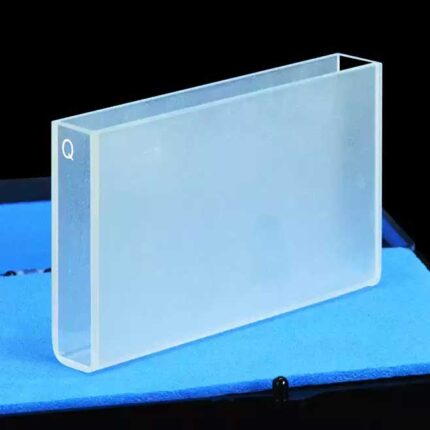 UV 석영 표준 큐벳, 70mm, 24ml, 윈도우 2개, 분말 소결