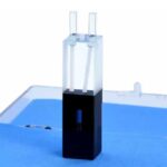 Micro-cuvette à circulation ultra-micro avec tubes supérieurs,-160ul,-ZD-15mm,-2-fenêtres,-Glued06