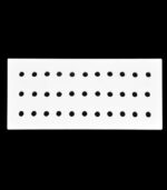 Perforated-Alumina-Ceramic-Plate-(3×11-Holes),-High-Temp-Insulating-Spacer-04