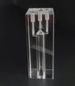 반응 감지 플로우 셀, 맞춤형, JGS-1 석영, OCB, 내산성 및 내알칼리성