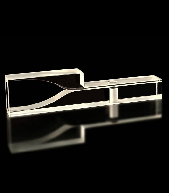 JGS-1 Quartz Flow Cell for Lab Spectroscopy, OCB, Acid & Alkali Resistant, Customizable