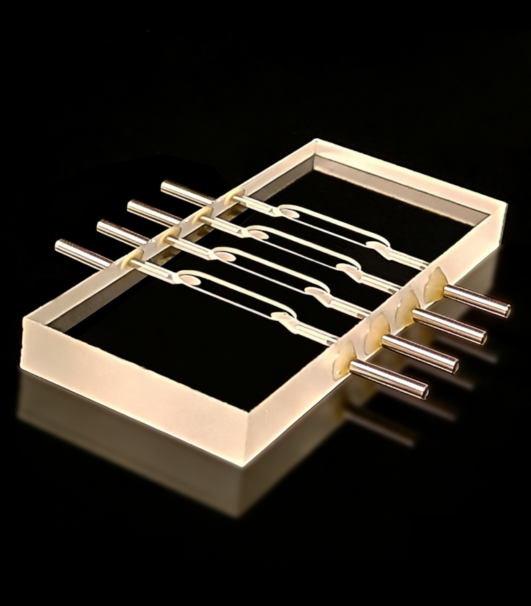 4 Channel Quartz Counting Cell, For Spectroscopic Analysis, Micro-Volume, 0.2mm Optical Path Length, Customizable