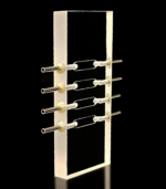 4 Channel Quartz Counting Cell, For Spectroscopic Analysis, Micro-Volume, 0.2mm Optical Path Length, Customizable