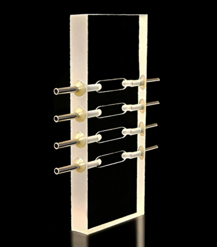 4 Channel Quartz Counting Cell, For Spectroscopic Analysis, Micro-Volume, 0.2mm Optical Path Length, Customizable