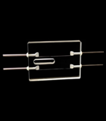 2-kanaals kwarts-telcel, accessoire voor spectroscopische analyse, microvolume, 0,05 mm optische weglengte, aanpasbaar