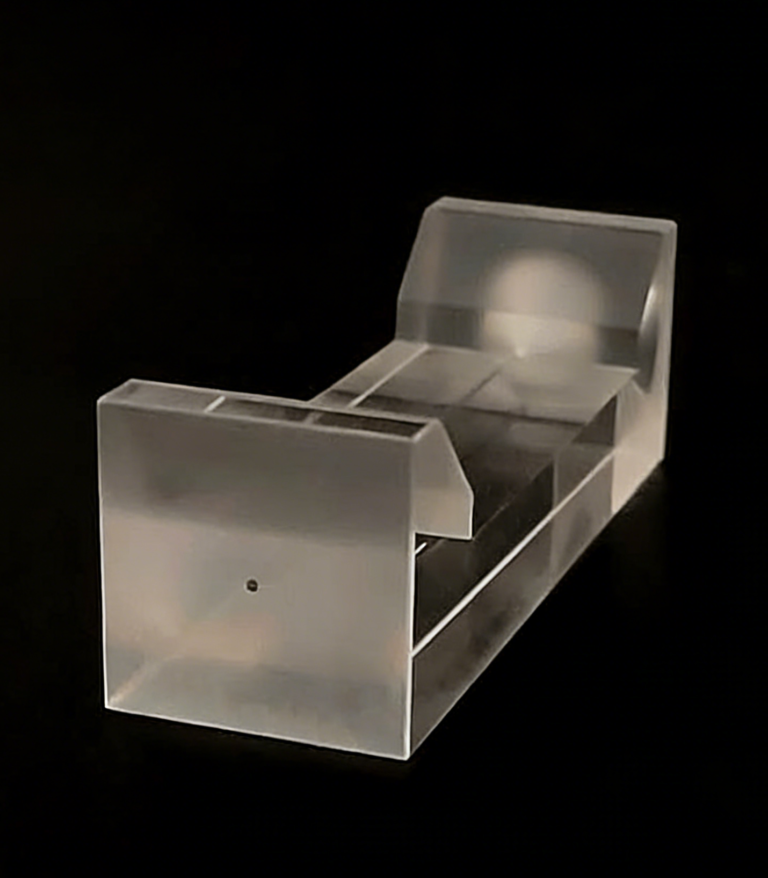 Thin-Wall Sheath Flow Cell for Laser Flow Cytometry, Research-Grade, UV Quartz, Customizable