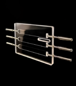 3 Channel Quartz Counting Cell, Micro-Volume, 0.2 mm Optical Path Length, Customizable