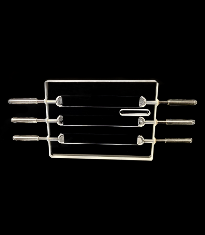 3채널 석영 계수 셀, 마이크로 볼륨, 0.2mm 광 경로 길이, 사용자 지정 가능