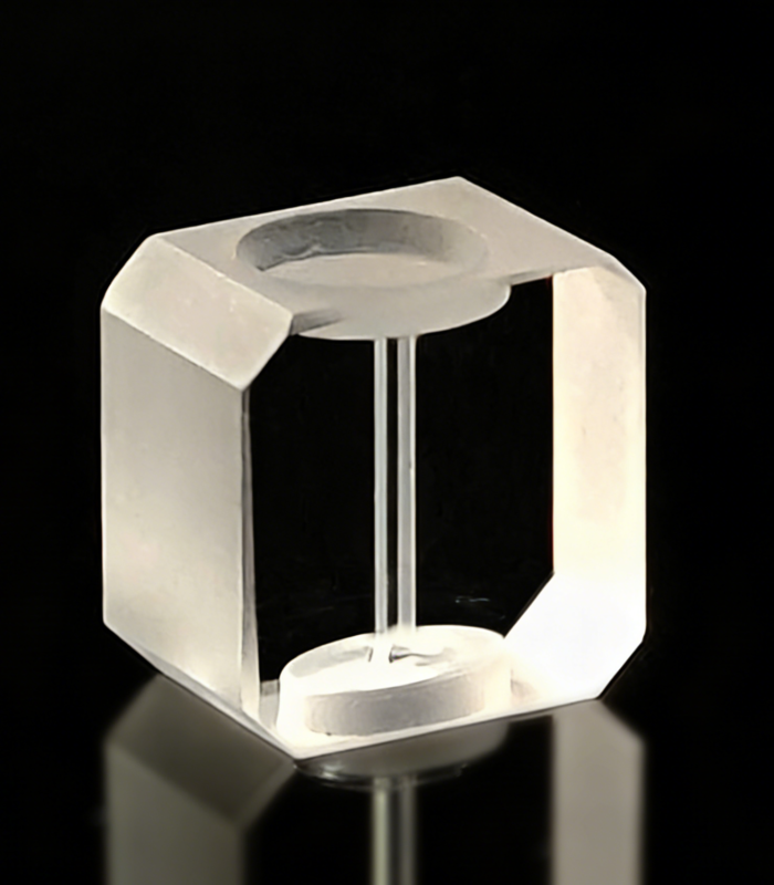 Scattering Flow Cell, for IVD, 2-Side Optical Clear, External Coating Available, Concentricity Error