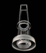 플랜지형 진공 셀, 4면 투명, 외부 코팅 가능