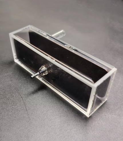 Square Vacuum Cell with Electrodes, OCB, Borosilicate Glass & Quartz, Customizable