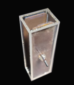 Square Vacuum Cell with Electrodes, OCB, Borosilicate Glass & Quartz, Customizable