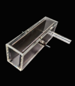 Square Vacuum Cell with Electrodes, OCB, Borosilicate Glass & Quartz, Customizable