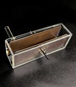 Square Vacuum Cell with Electrodes, OCB, Borosilicate Glass & Quartz, Customizable