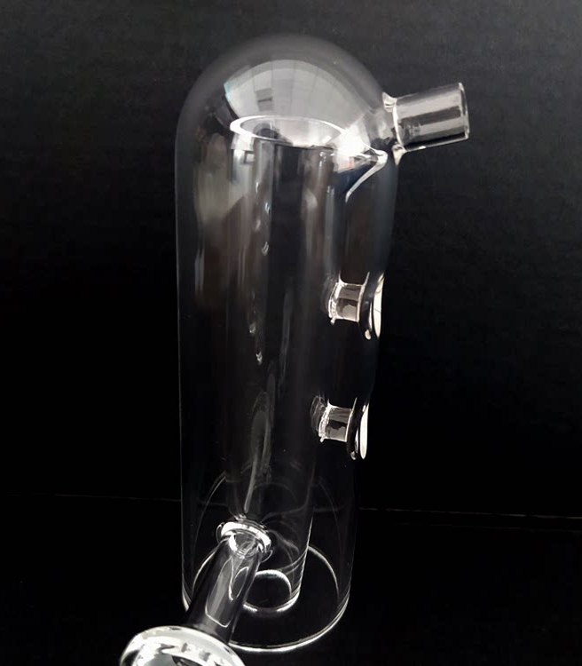 Scott-Type Spray Chamber, Cyclonic, Double-Pass, ICP Spectrometer, Borosilicate Glass, Customizable