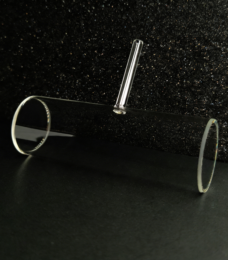 Vacuum Atomic Vapor Cell, Spectrometer Accessory, SCHOTT Borosilicate Glass, Customizable