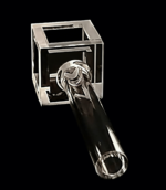 Cellule à vide carrée, excellente étanchéité, verre optique, 90 % de transmittance, personnalisable