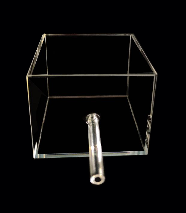 Vacuümcel van groot formaat, dichte afdichting, SCHOTT Borosilicaatglas, 90% doorlaat, aanpasbaar