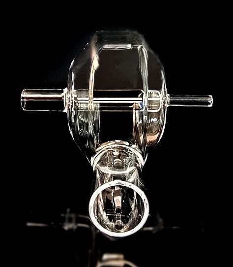 Cyclonische spuitkamer, voor ICP-spectrometer, kwarts, uitstekende concentriciteit